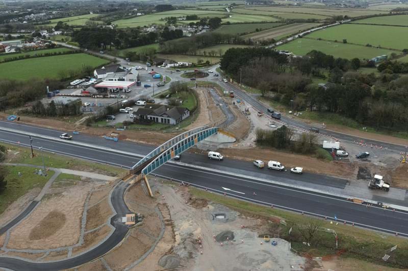 New Chiverton footbridge ready for opening
