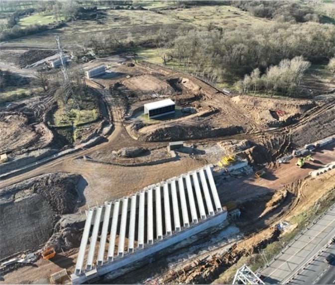 M25 junction 28 site diary January to March 2024